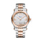 Happy Sport 36mm, Automatic, Rose Gold, Stainless Steel, Diamonds